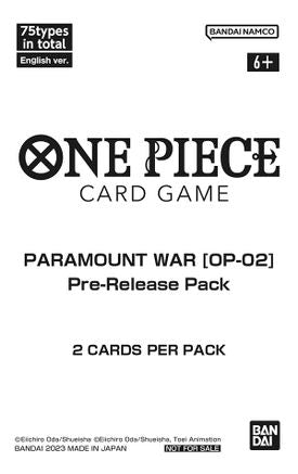 Paramount War - Pre-Release Pack - Paramount War Pre-Release Cards