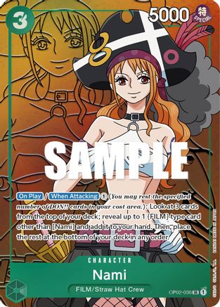 Nami (Alternate Art) (OP02-036) - Paramount War Foil