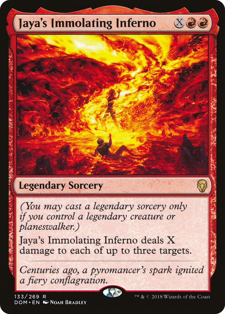 Jaya's Immolating Inferno (DOM-133) - Dominaria