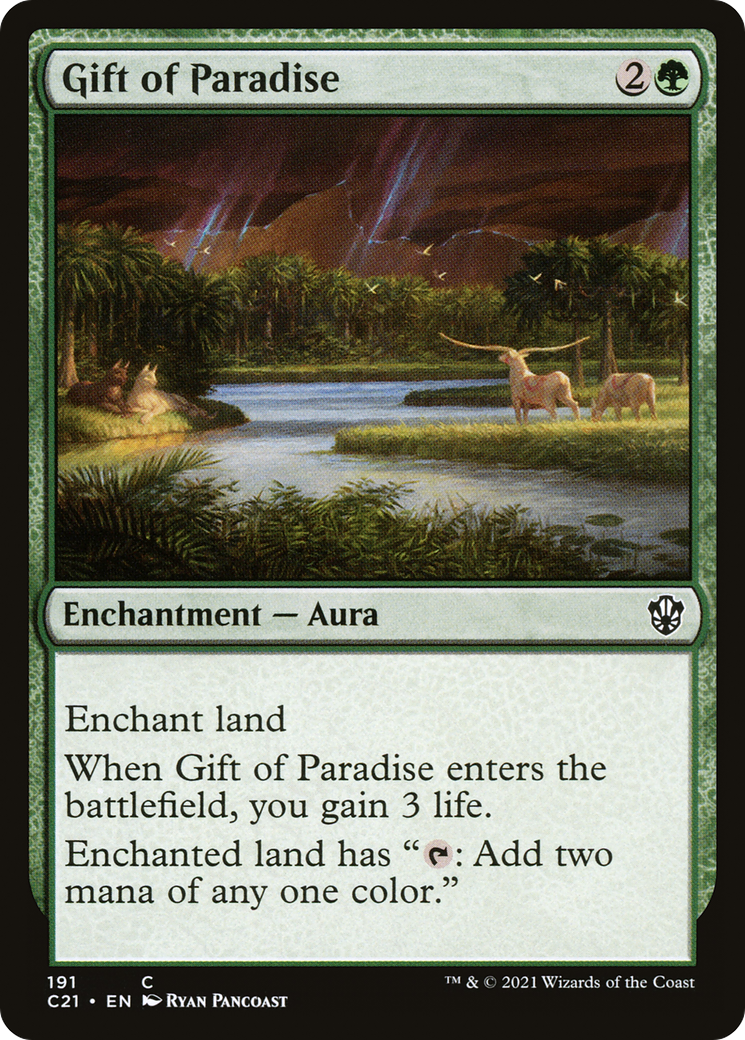 Gift of Paradise (C21-191) - Commander 2021