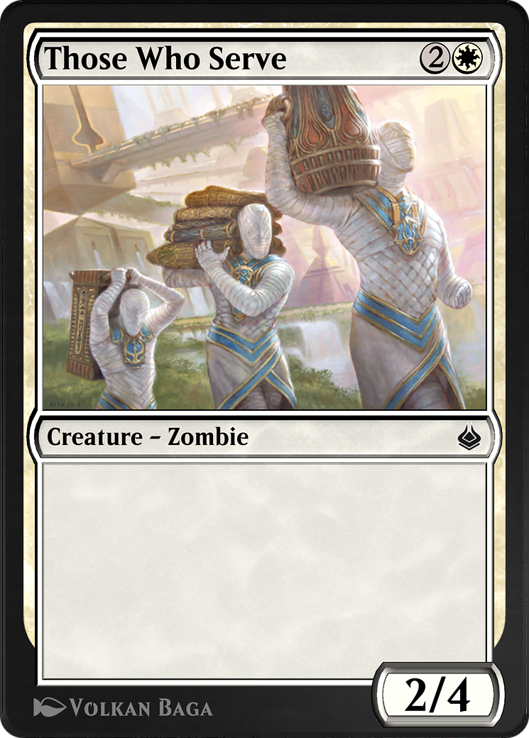 Those Who Serve (AKR-041) - Amonkhet Remastered