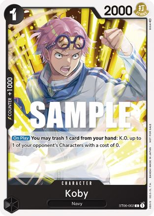 Koby (Promotion Pack 2023) (ST06-002) - One Piece Promotion Cards