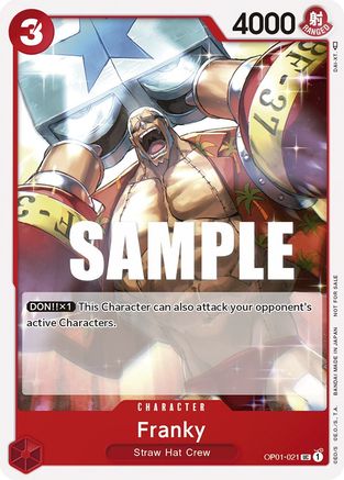 (OP01-021) Franky (Tournament Pack Vol. 2) - One Piece Promotion Cards Normal