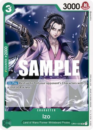 (OP01-033) Izo (Tournament Pack Vol. 2) - One Piece Promotion Cards Normal