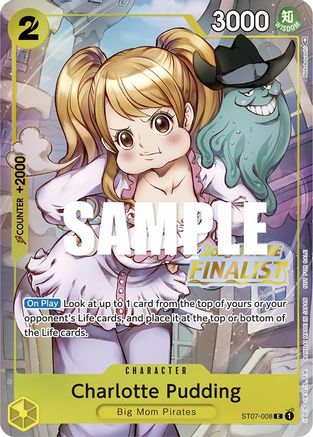 Charlotte Pudding (Offline Regional 2023) [Finalist] (ST07-008) - One Piece Promotion Cards Foil