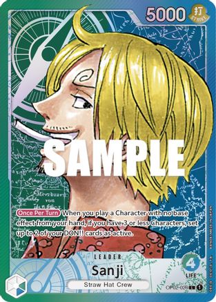 (OP02-026) Sanji (Alternate Art) - Paramount War Foil