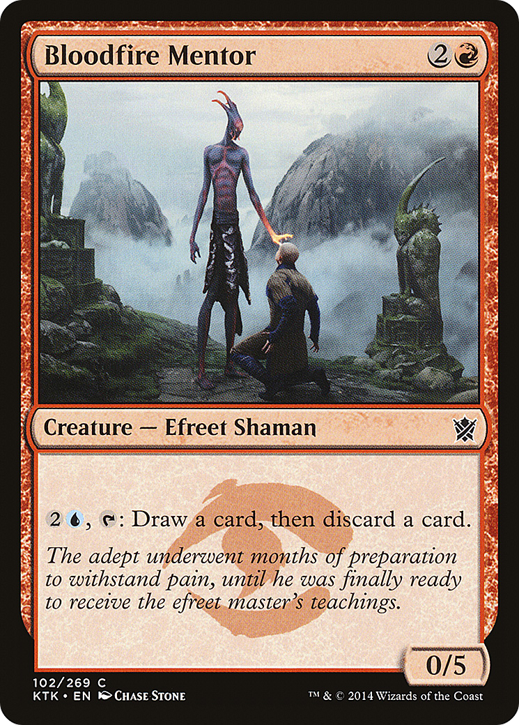 Bloodfire Mentor (KTK-102) - Khans of Tarkir Foil