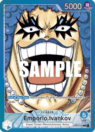 Emporio.Ivankov (049) (Alternate Art) (OP02-049) - Paramount War Foil