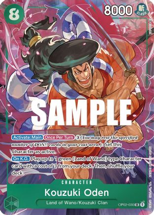 Kouzuki Oden (Alternate Art) (OP02-030) - Paramount War Foil