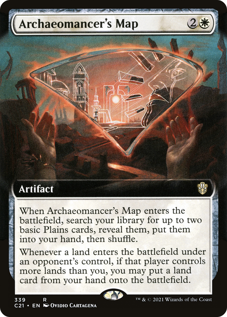 Archaeomancer's Map (C21-339) - Commander 2021: (Extended Art)