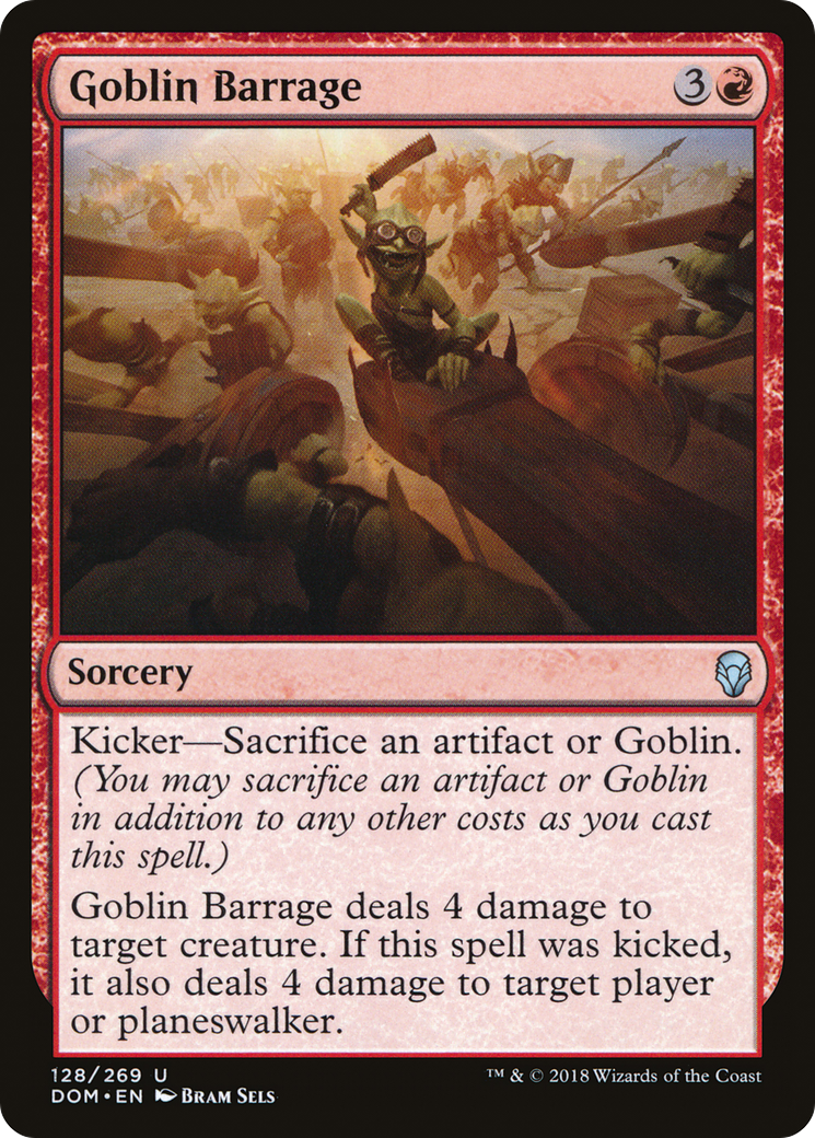 Goblin Barrage (DOM-128) - Dominaria Foil