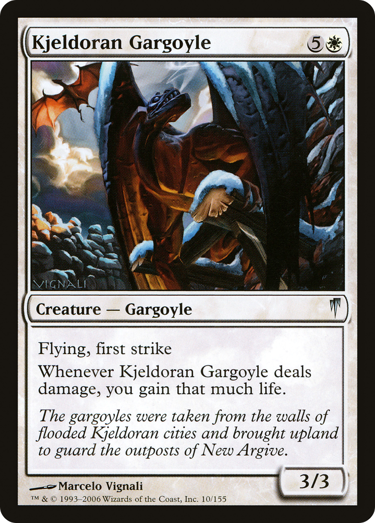 Kjeldoran Gargoyle (CSP-010) - Coldsnap Foil