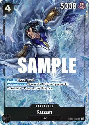(OP02-096) Kuzan (096) (Alternate Art) - Paramount War Foil