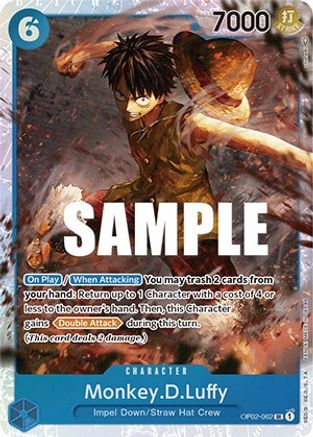 (OP02-062) Monkey.D.Luffy (062) - Paramount War Foil