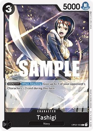 (OP02-105) Tashigi - Paramount War Normal