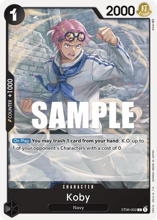 (ST06-002) Koby - Starter Deck 6: Absolute Justice Normal