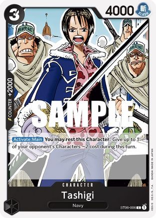 (ST06-006) Tashigi - Starter Deck 6: Absolute Justice Normal