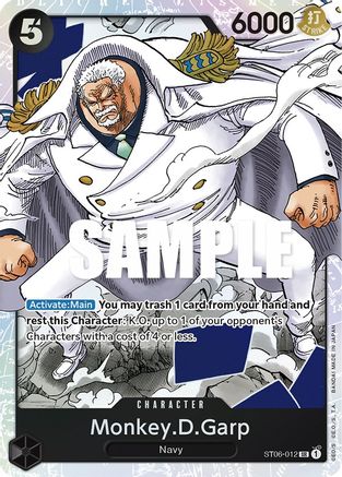 (ST06-012) Monkey.D.Garp - Starter Deck 6: Absolute Justice Foil