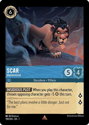 (158/204)  Scar - Mastermind - The First Chapter  Cold Foil