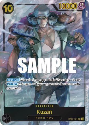 (OP02-121) Kuzan (121) (Alternate Art) - Paramount War Foil