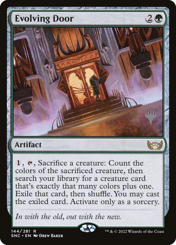 Evolving Door (PSNC-144P) - Streets of New Capenna Promos Foil