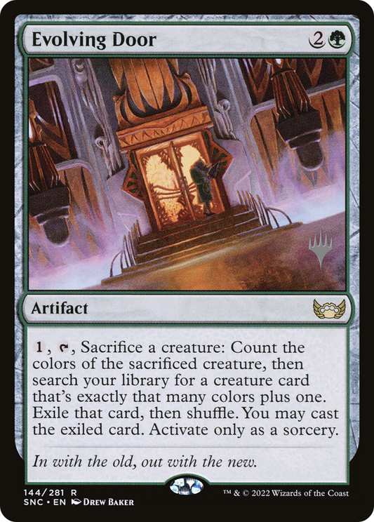 Evolving Door (PSNC-144P) - Streets of New Capenna Promos Foil