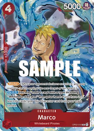 (OP02-018) Marco (Alternate Art) - Paramount War Foil