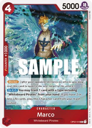 (OP02-018) Marco - Paramount War Foil