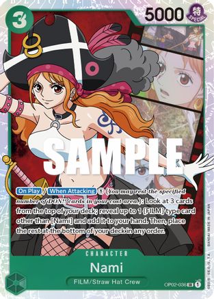 (OP02-036) Nami - Paramount War Foil