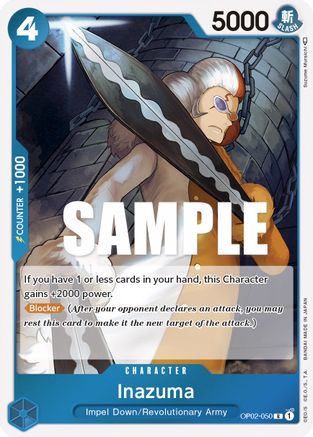 (OP02-050) Inazuma - Paramount War Foil