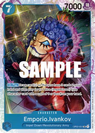 (OP02-051) Emporio.Ivankov (051) - Paramount War Foil