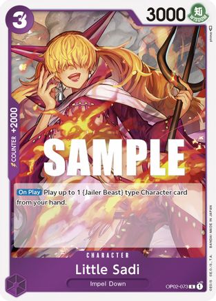 (OP02-073) Little Sadi - Paramount War Foil