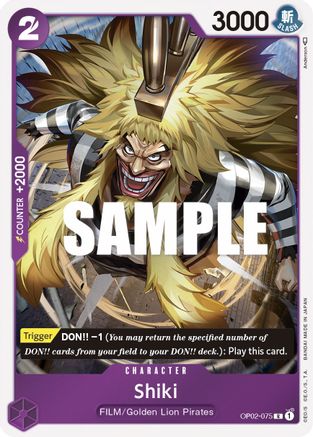 (OP02-075) Shiki - Paramount War Foil