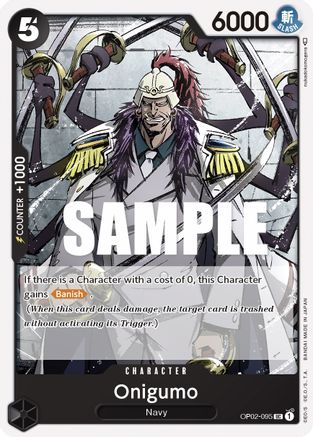 (OP02-095) Onigumo - Paramount War Normal