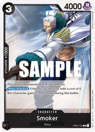 (OP02-102) Smoker (102) - Paramount War Foil