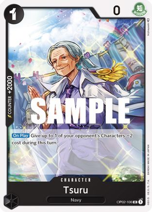 (OP02-106) Tsuru - Paramount War Normal