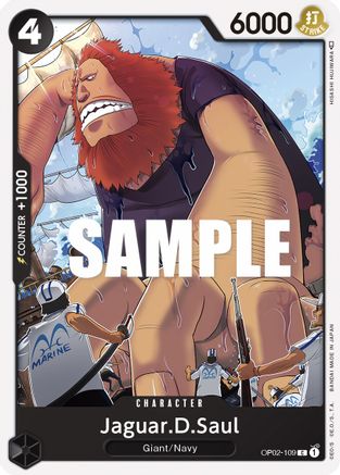 (OP02-109) Jaguar.D.Saul - Paramount War Normal