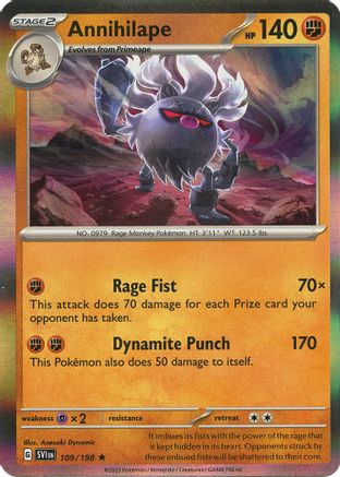 Annihilape (109/198) - SV01 Scarlet & Violet Base Set Reverse Holofoil - Rare