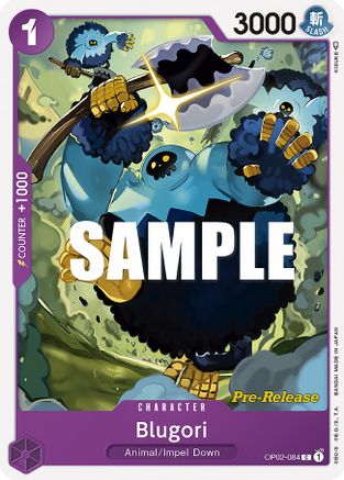 (OP02-084) Blugori - Paramount War Pre-Release Cards Normal