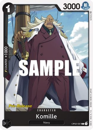 (OP02-097) Komille - Paramount War Pre-Release Cards Normal