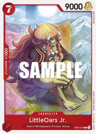 (OP02-020) LittleOars Jr. - Paramount War Pre-Release Cards Normal