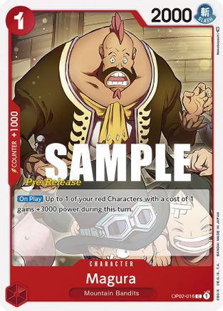 (OP02-016) Magura - Paramount War Pre-Release Cards Normal