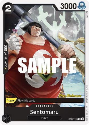 Sentomaru (OP02-104) - Paramount War Pre-Release Cards