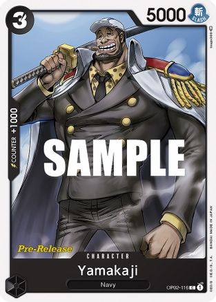 (OP02-116) Yamakaji - Paramount War Pre-Release Cards Normal