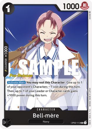 Bell-mere (OP02-112) - Paramount War Pre-Release Cards