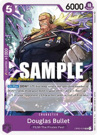 Douglas Bullet (OP02-079) - Paramount War Pre-Release Cards