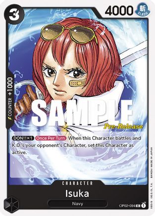 (OP02-094) Isuka - Paramount War Pre-Release Cards Normal