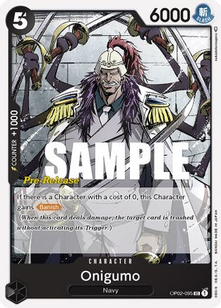 Onigumo (OP02-095) - Paramount War Pre-Release Cards