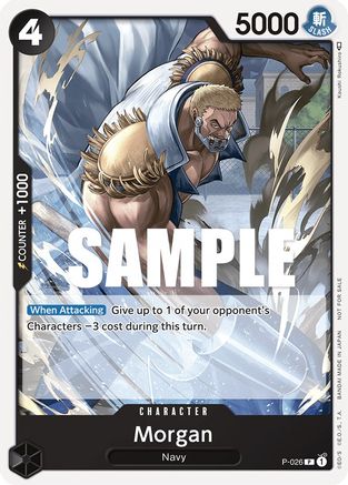 (P-026) Morgan (Pirates Party Vol. 2) - One Piece Promotion Cards Normal