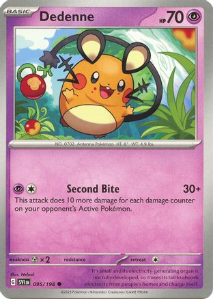 Dedenne (95/198) - SV01 Scarlet & Violet Base Set Reverse Holofoil - Common